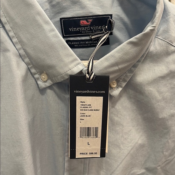 Vineyard Vines Blue Casual Button Down Shirt - Picture 2 of 2